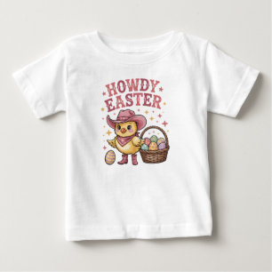 T-shirt Pour Bébé Salut Poussin de Pâques Chasse aux œufs de printem
