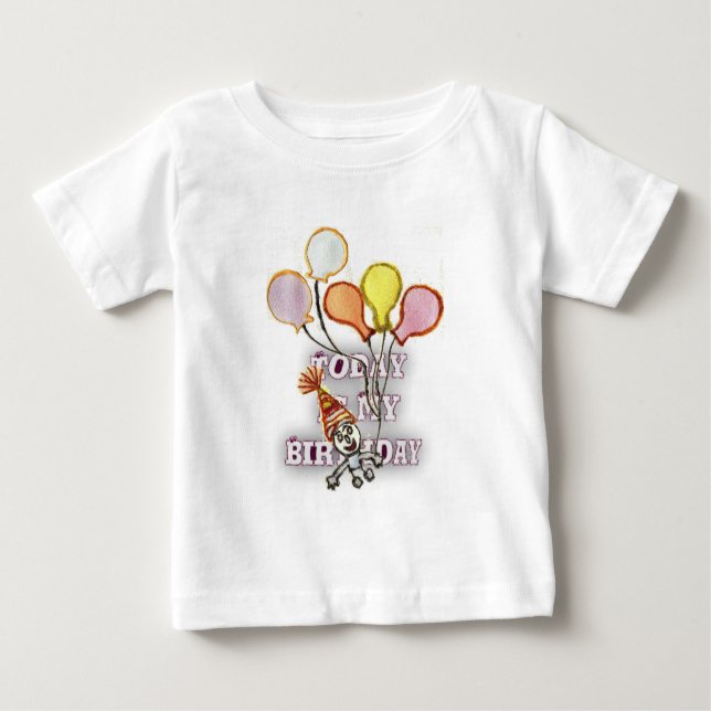 T-shirt Pour Bébé Salutation d'anniversaire : Joyeux Bro d'anniversa (Devant)