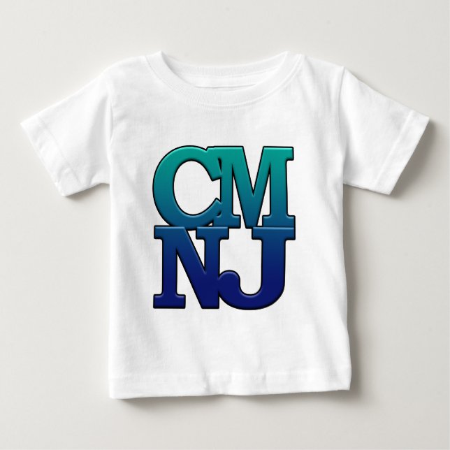 T-shirt Pour Bébé Salutations de Cape May, New Jersey (Devant)