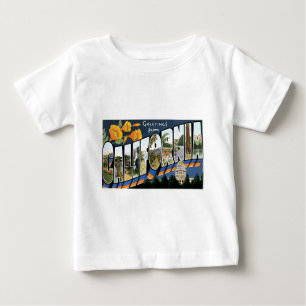 T-shirt Pour Bébé Salutations de la Californie !