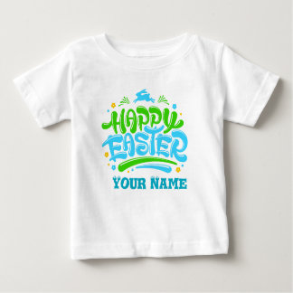 T-shirt Pour Bébé Salutations de la fête de PâquesT-Shirt