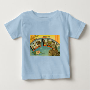 T-shirt Pour Bébé Salutations vintages de New York