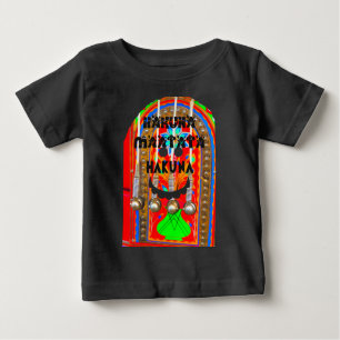 T-shirt Pour Bébé Samba couleurs du carnaval Hakuna Matata blings.pn