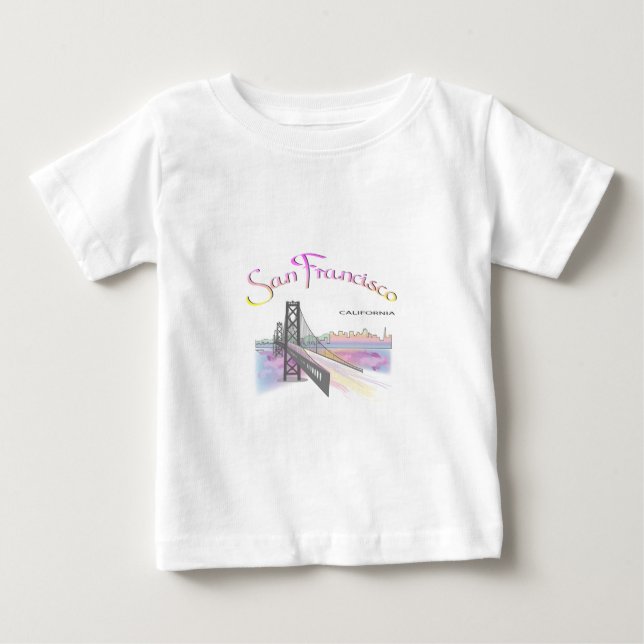T-shirt Pour Bébé San Francisco, CA (Devant)