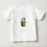 T-shirt Pour Bébé santa claus cupcakes tee shirt baby<br><div class="desc">santa claus cupcakes tee shirt baby</div>