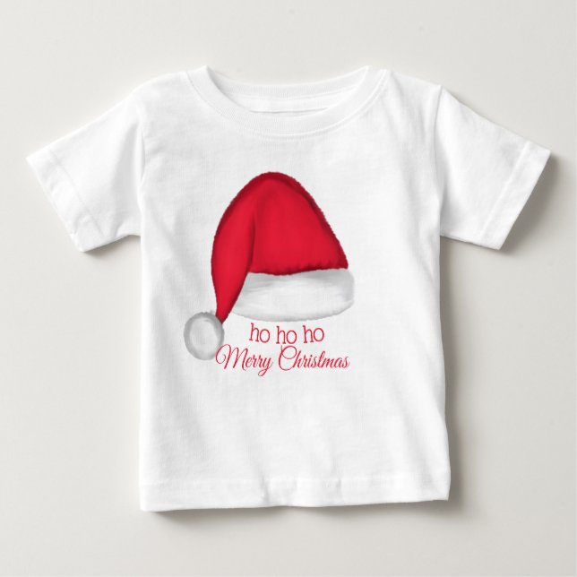 T-shirt Pour Bébé Santa Hat Toddler T. (Devant)