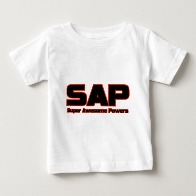 T-shirt Pour Bébé SAP - puissances impressionnantes superbes (Devant)