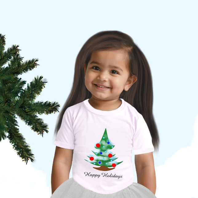 T-shirt Pour Bébé Sapin de Noël (Créateur téléchargé)