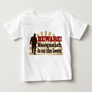 T-shirt Pour Bébé Sasquatch sur le lâche