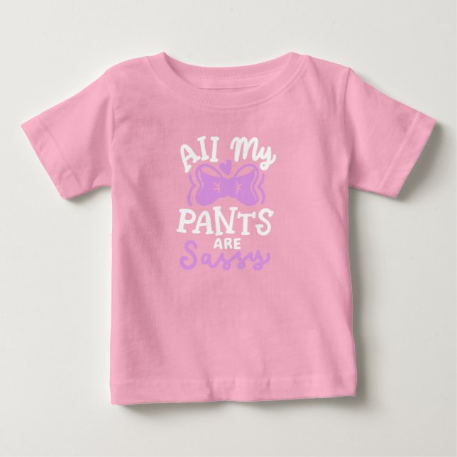 T-shirt Pour Bébé Sassouille (Devant)