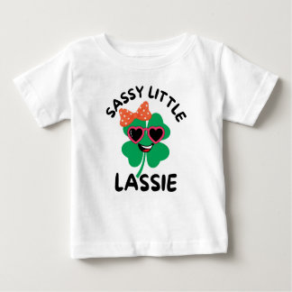 T-shirt Pour Bébé Sassy Little Lassie : St. Patrick's Day Kids Babie