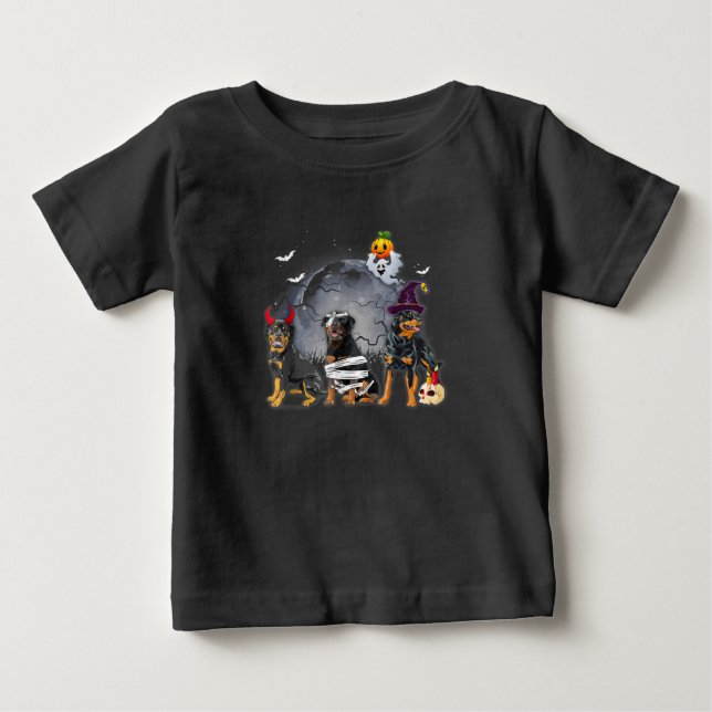 T-shirt Pour Bébé Satan Witch Mummy Halloween Cost (Devant)