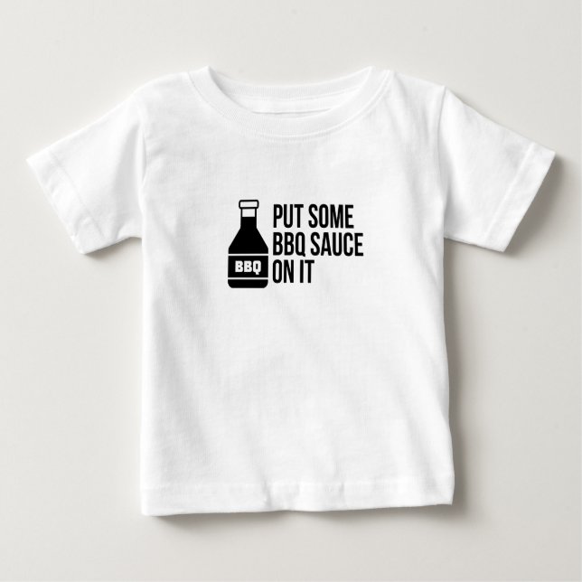 T-SHIRT POUR BÉBÉ SAUCE BBQ (Devant)