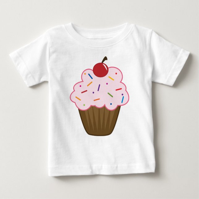 T-shirt Pour Bébé Saupoudrer le gâteau (Devant)