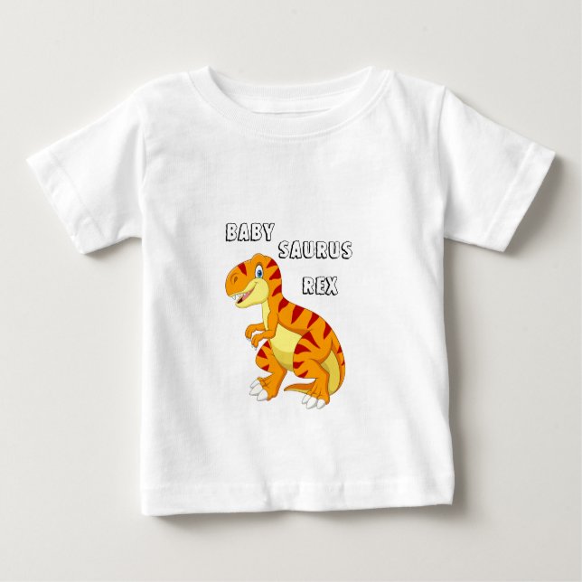 T-shirt Pour Bébé Saurus de bébé (Devant)