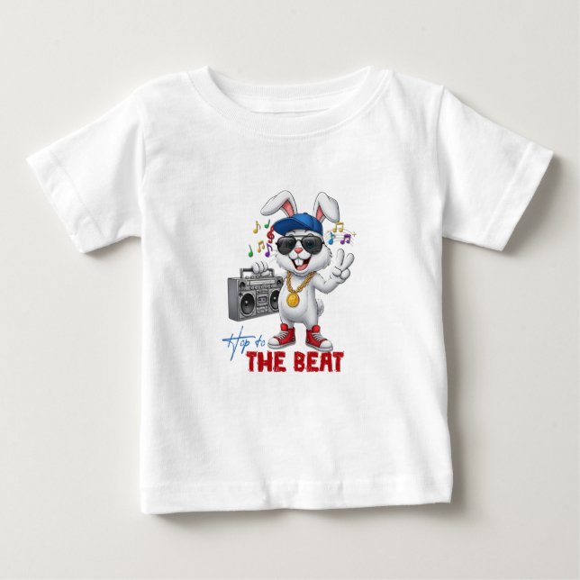 T-shirt Pour Bébé Sauter au rythme (Devant)