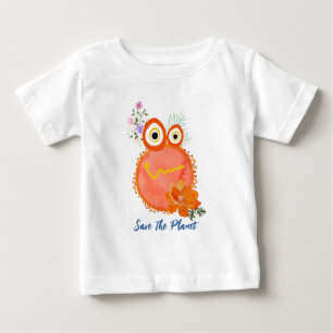 T-shirt Pour Bébé Sauver La Planète