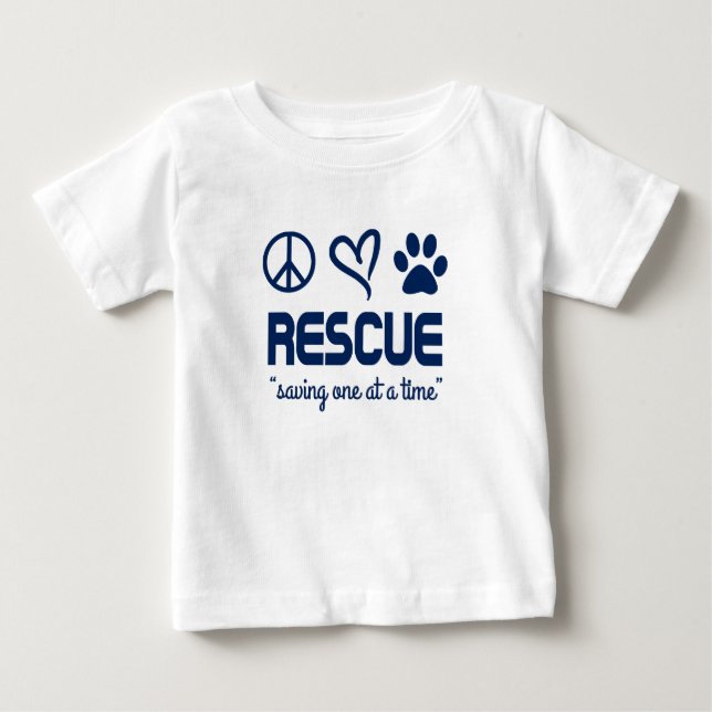 T-shirt Pour Bébé Sauvetage (Devant)