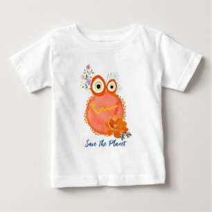 T-shirt Pour Bébé Sauvez La Planète