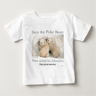 T-shirt Pour Bébé Sauvez les ours blancs