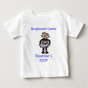 T-shirt Pour Bébé scan0014, Ringbearer EvanDecember 1, 2007