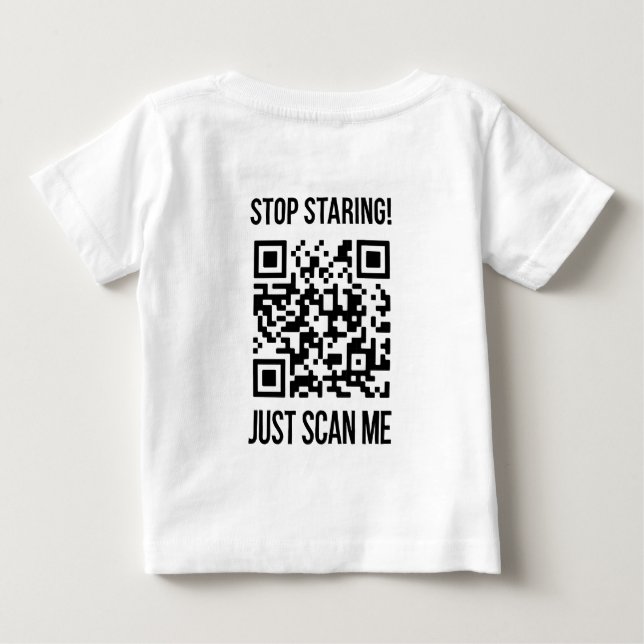 T-shirt Pour Bébé Scan Me : Faites Ce Qui Rend Votre Âme Heureuse (Dos)