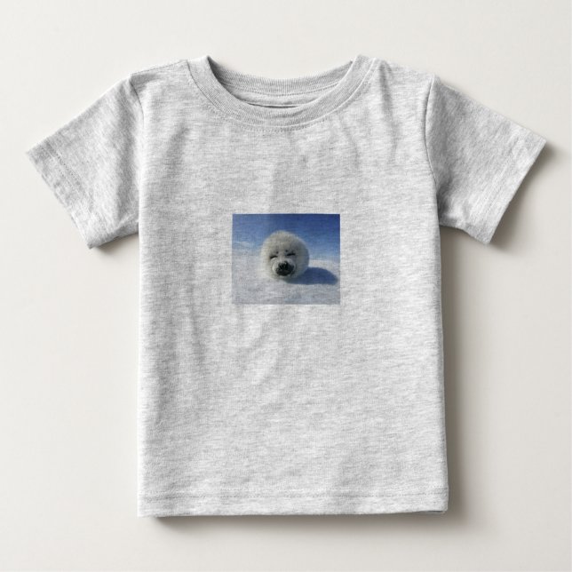 T-shirt Pour Bébé sceau (Devant)