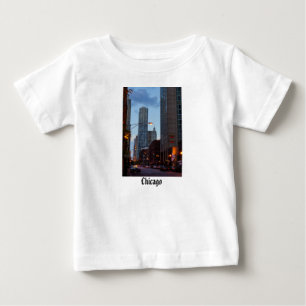 T-shirt Pour Bébé Scène de Chicago Street