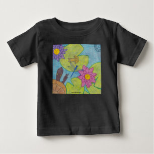 T-shirt Pour Bébé Scène d'étang (vibrante) - T-Shirt bébé