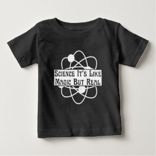 T-shirt Pour Bébé science tendance c'est comme de la magie mais c'es