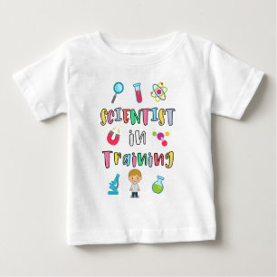 T-shirt Pour Bébé Scientifique en formation pour jeunes scientifique