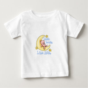 T-SHIRT POUR BÉBÉ SCINTILLEMENT DE SCINTILLEMENT PEU D'ÉTOILE