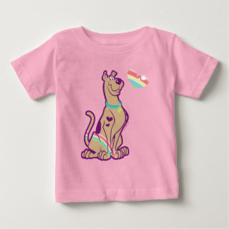 T-shirt Pour Bébé Scooby-Doo arc-en-ciel