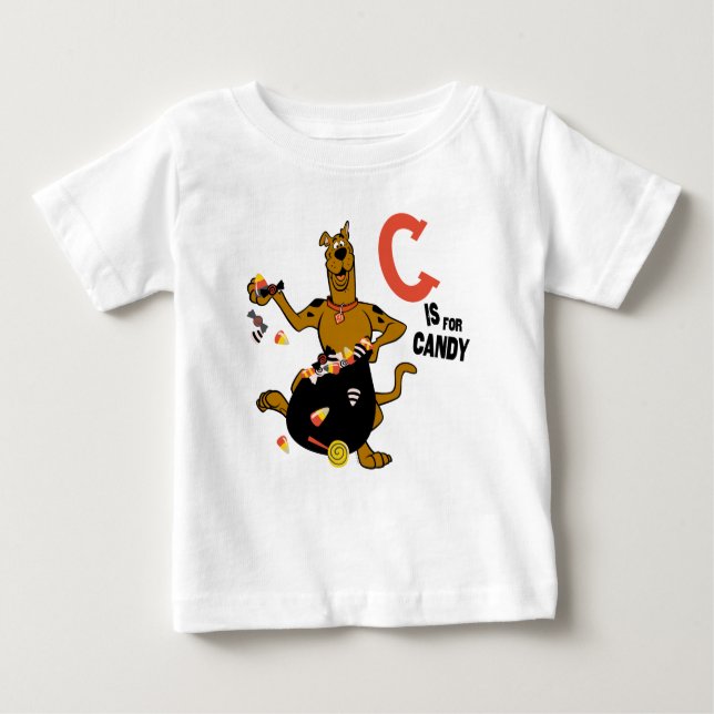 T-shirt Pour Bébé Scooby-Doo | C est pour Candy (Devant)