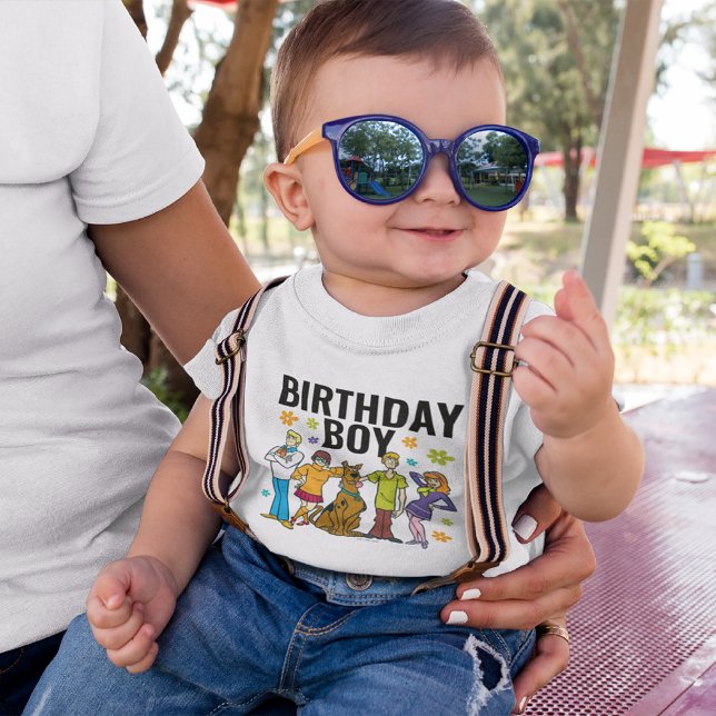 T-shirt Pour Bébé Scooby-Doo et Gang Birthday Boy (Créateur téléchargé)