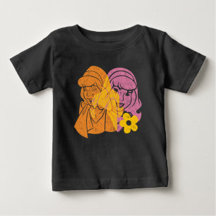 T-shirt Pour Bébé Scooby-Doo   Portrait des fleurs daphné