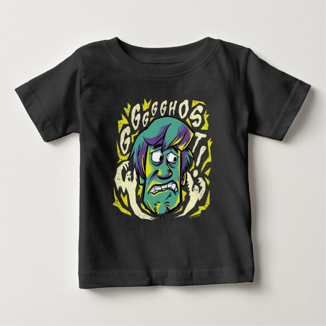 T-shirt Pour Bébé Scooby-Doo | Shaggy effrayée (Devant)