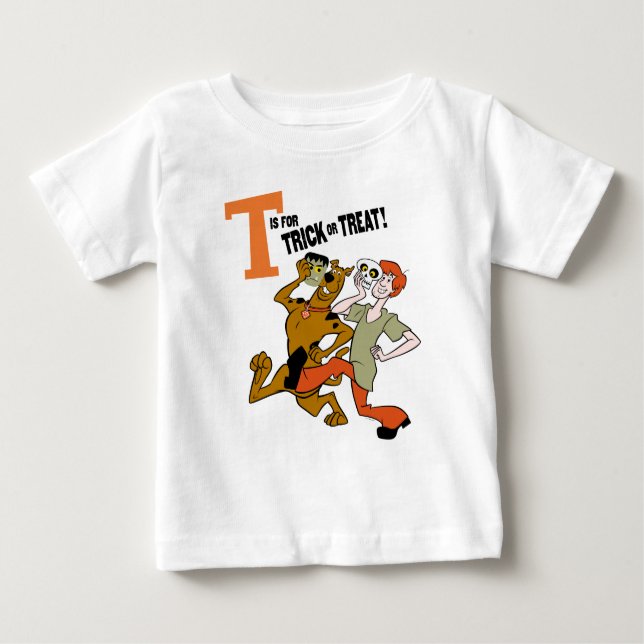 T-shirt Pour Bébé Scooby-Doo | T est pour les essais (Devant)