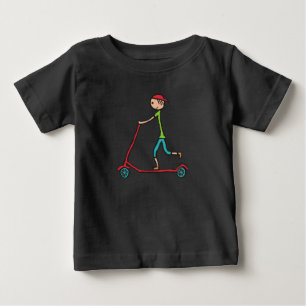 T-shirt Pour Bébé Scooter micro