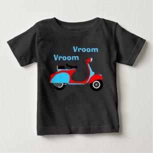 T-shirt Pour Bébé Scooter mignon Scooter bébé