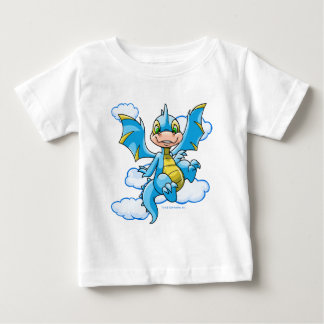 T-shirt Pour Bébé Scorchio bleu avec sa tête dans les nuages