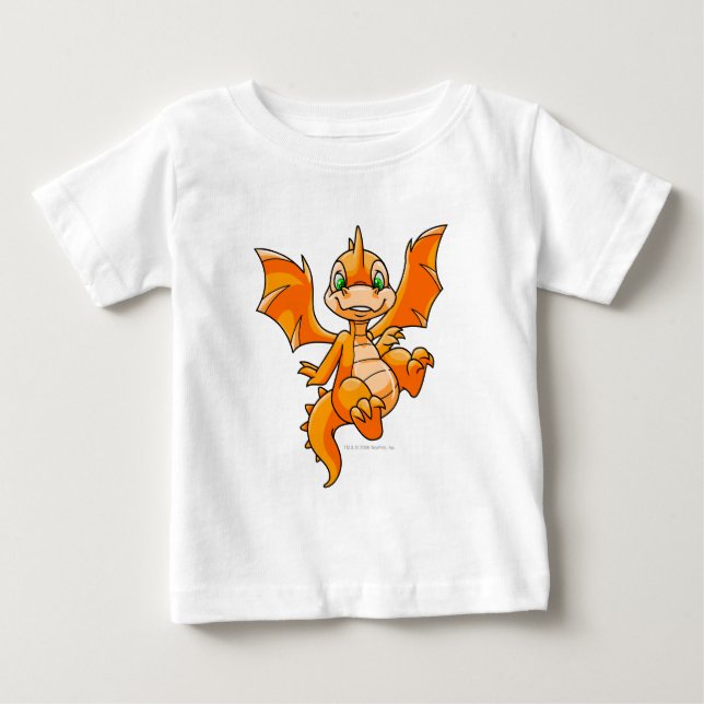 T-shirt Pour Bébé Scorchio Orange (Devant)
