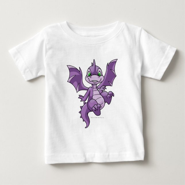 T-shirt Pour Bébé Scorchio violet (Devant)