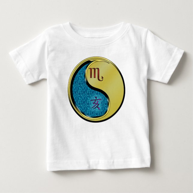 T-shirt Pour Bébé Scorpion & Métal Sanglier (Devant)