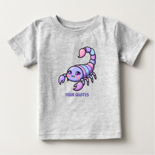 T-shirt Pour Bébé Scorpion Zodiaque Chibi Mignon
