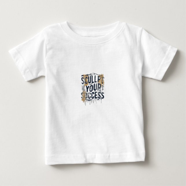 T-shirt Pour Bébé Sculter votre succès (Devant)