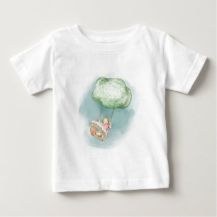 T-shirt Pour Bébé Se balancer des nuages