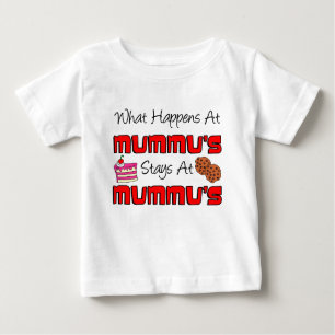 T-shirt Pour Bébé Se produit aux séjours de Mummu chez Mummu