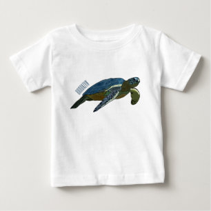T-shirt Pour Bébé Sea turtle cartoon