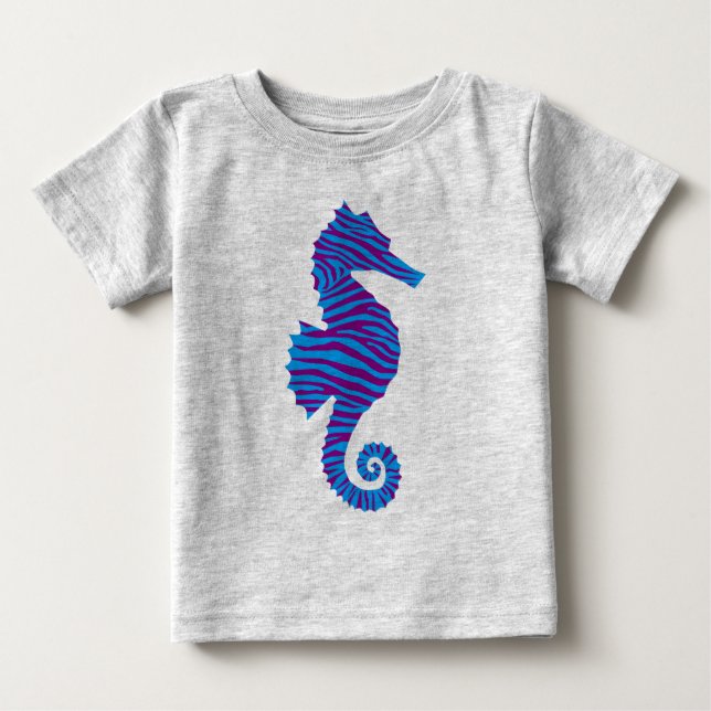 T-shirt Pour Bébé Seahorse (Devant)